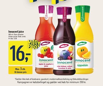 Innocent juice