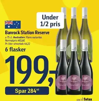 Føtex Banrock Station Reserve 6 fl tilbud