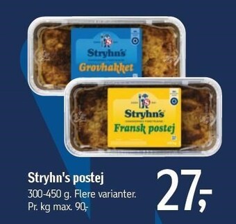Føtex Stryhns postej tilbud