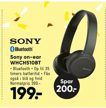 Bilka Sony on-ear WHCH510BT tilbud