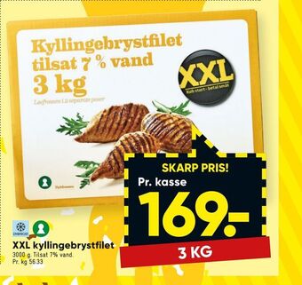 Bilka XXL kyllingebrystfilet tilbud