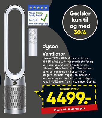 Bilka Ventilator tilbud