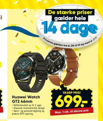 Bilka Huawei Watch GT2 46mm tilbud