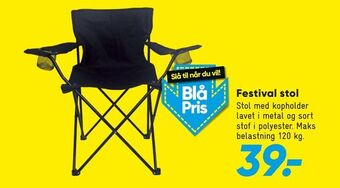 Bilka Festival stol tilbud
