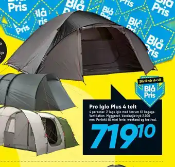 Bilka Pro Iglo Plus 4 telt tilbud