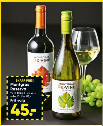 Bilka Montgras Reserva tilbud