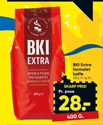 Bilka BKI Extra formalet kaffe tilbud