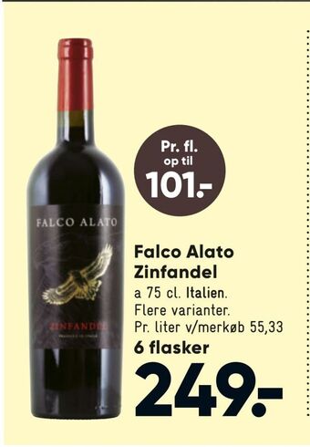 Bilka Falco Alato Zinfandel tilbud