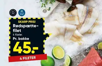 Bilka Rødspætte filet tilbud