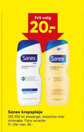Sanex kropspleje