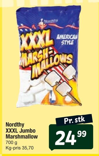 Fakta Tyskland Nordthy XXXL Jumbo Marshmallow tilbud