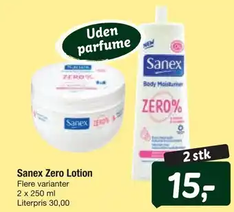 Fakta Tyskland Sanex Zero Lotion tilbud