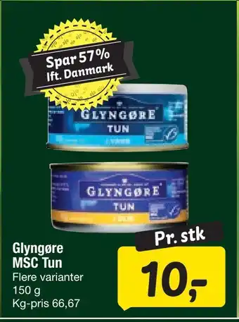 Fakta Tyskland Glyngøre MSC Tun tilbud