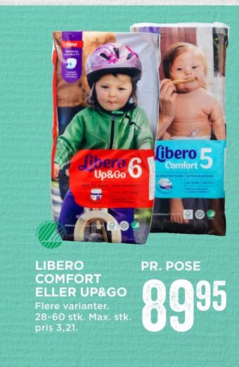 MENY Libero comfort eller up&go tilbud