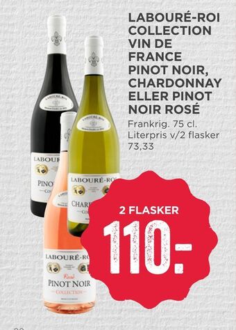 MENY Labouré-roi collection vin de france pinot noir, chardonnay eller pinot noir rosé tilbud