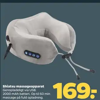 Netto Shiatsu massageapparat tilbud