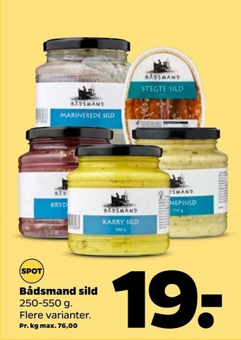 Netto Bådsmand sild tilbud