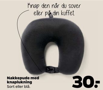 Nakkepude med knaplukning