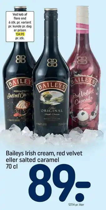 REMA 1000 Baileys Irish cream, red velvet eller salted caramel tilbud