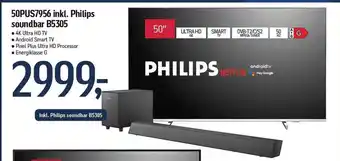 Føtex Philips 50" UHD smart tv tilbud