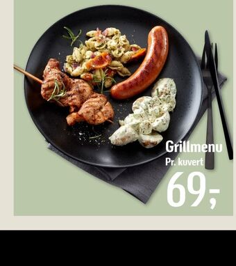 Føtex Grillmenu tilbud
