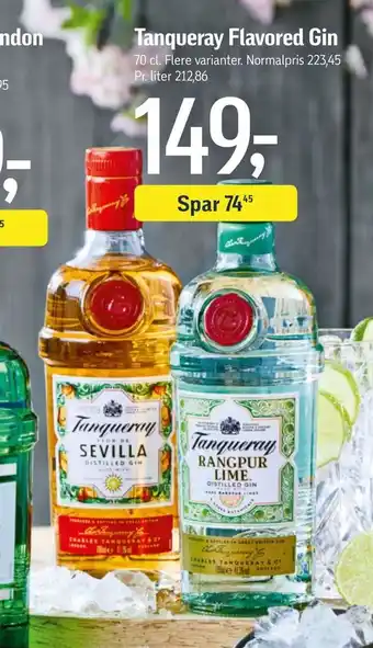 Føtex Tanqueray Flavored Gin tilbud