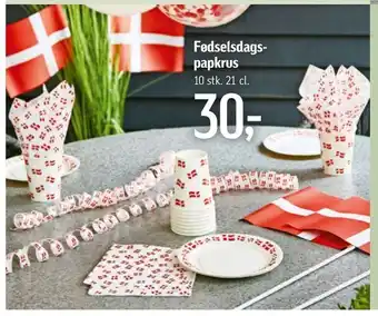 Føtex Fødselsdags papkrus tilbud