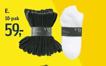 E. Footies, strømper eller sneakersstrømper til hele familien