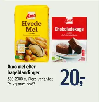Føtex Amo mel eller bageblandinger tilbud
