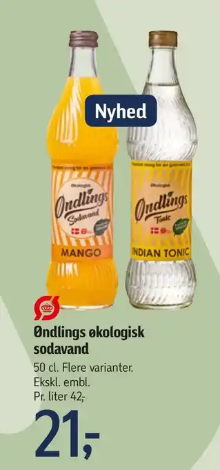Øndlings økologisk sodavand
