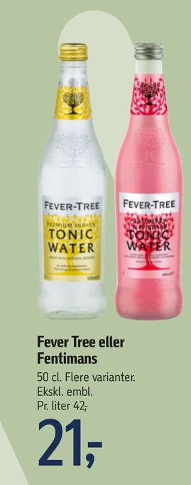 Føtex Fever Tree eller Fentimans tilbud