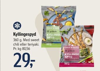 Føtex Kyllingespyd tilbud