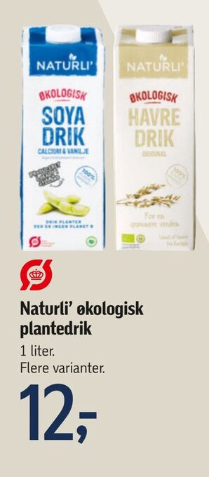 Føtex Naturli' økologisk plantedrik tilbud