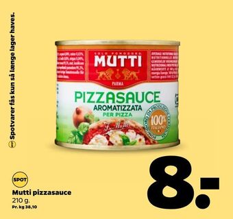 Netto Mutti pizzasauce tilbud
