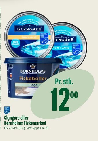 Min Købmand Glyngøre eller Bornholms Fiskemarked tilbud