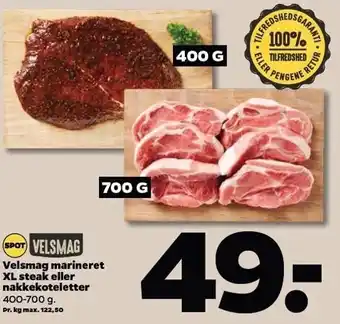 Netto Velsmag marineret XL el. nakkekoteletter tilbud