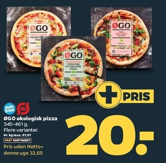 Netto ØGO øko pizza tilbud