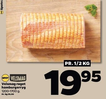 Netto Velsmag røget hamburgerryg tilbud