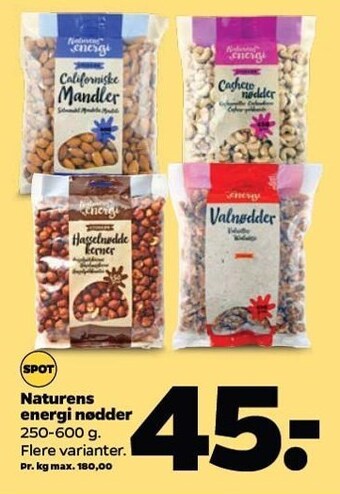 Naturens energi nødder