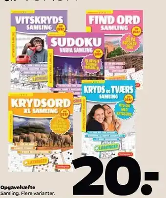 Netto Opgavehæfte tilbud