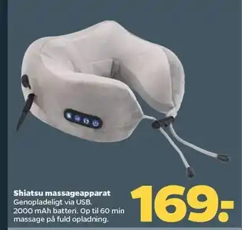 Shiatsu massageappartat