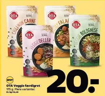 Netto Veggie færdigret tilbud