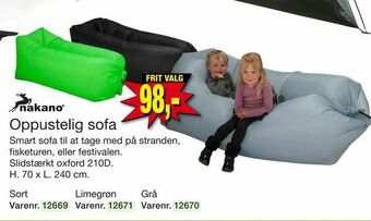Harald Nyborg Oppustelig sofa tilbud
