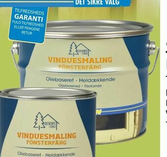 Harald Nyborg Vinduesmaling hvid tilbud