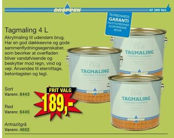 Harald Nyborg Tagmaling 4 L tilbud