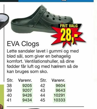 Harald Nyborg EVA Clogs tilbud