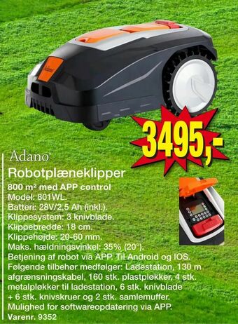 Harald Nyborg Robotplæneklipper tilbud