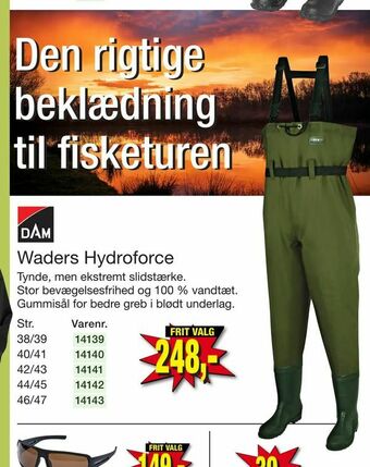 Harald Nyborg Waders Hydroforce tilbud