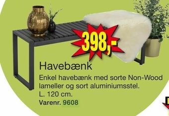 Harald Nyborg Havebænk tilbud