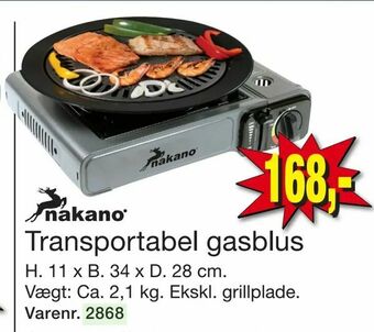 Harald Nyborg Transportabel gasblus tilbud